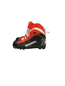 Used Rossignol Boys NNN XC Ski Boots Black JR-03