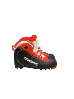 Used Rossignol Boys NNN XC Ski Boots Black JR-03