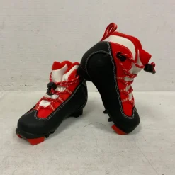 Used Rossignol Boys NNN XC Ski Boots Red YT-10
