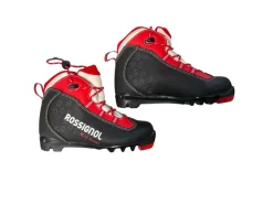 Used Rossignol Boys NNN XC Ski Boots Red JR-03