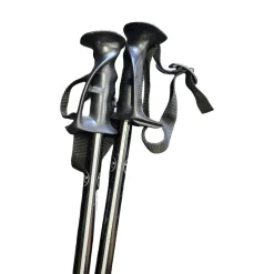 Used Rossignol 115CM SKI POLES Mens DH Ski Pole Black 115 cm / 46 in