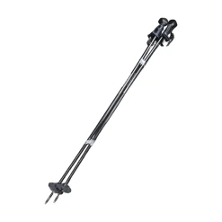 Used Rossignol 115CM SKI POLES Mens DH Ski Pole Black 115 cm / 46 in