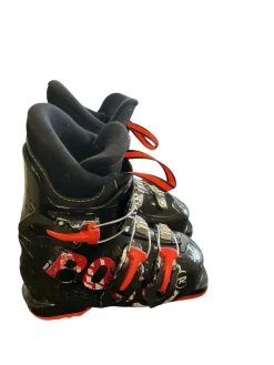 Used Rossignol COMP J3 Boys DH Ski Boot Black 185 MP - Y12