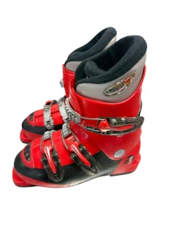 Used Rossignol COMPJ Boys DH Ski Boot Red 215 MP - J03
