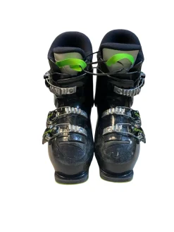 Used Rossignol COMP J SZ 1 Boys DH Ski Boot Black 205 MP - J01