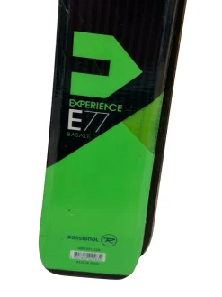 Used Rossignol EXPERIENCE E77 Basalt Green 160 cm Snow Skis w/ Look Xpress Bindings