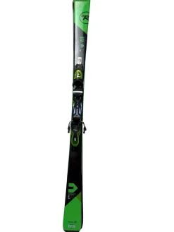 Used Rossignol EXPERIENCE E77 Basalt Green 160 cm Snow Skis w/ Look Xpress Bindings