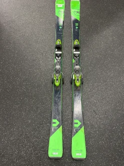 Used Rossignol EXPERIENCE E77 Mens DH Ski/Binding Green 176 cm