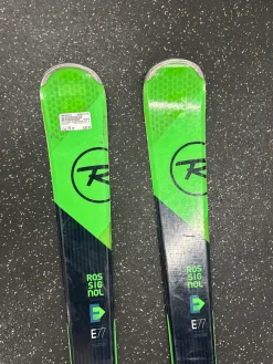 Used Rossignol EXPERIENCE E77 Mens DH Ski/Binding Green 176 cm