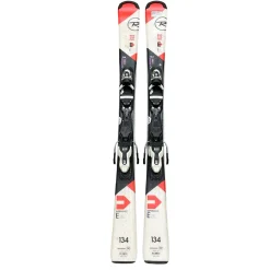 Used Rossignol EXPERIENCE RTL Boys DH Ski/Binding Red 134 cm