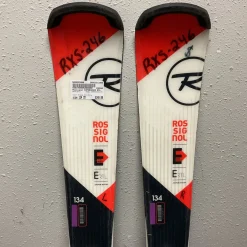 Used Rossignol EXPERIENCE RTL Boys DH Ski/Binding Orange And White 134 cm