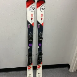 Used Rossignol EXPERIENCE RTL Boys DH Ski/Binding Orange And White 134 cm
