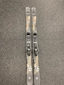 Used Rossignol EXP 76 Mens DH Ski/Binding Black 170 cm