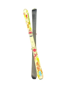 Used Rossignol FUN GIRL 129 CM Girls DH Ski/Binding White 129 cm