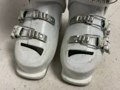 Used Rossignol FUN GIRL Girls DH Ski Boot White And Pink 185 MP - Y12