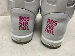 Used Rossignol FUN GIRL Girls DH Ski Boot White 225 MP - J04.5 - W5.5