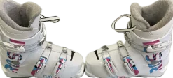 Used Rossignol FUN GIRL Girls DH Ski Boot White 225 MP - J04.5 - W5.5