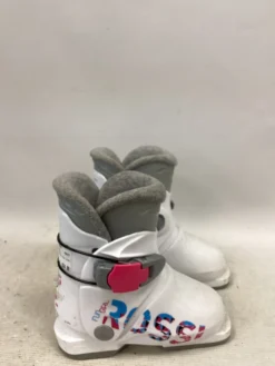 Used Rossignol FUN GIRL Girls DH Ski Boot White 150 MP - Y08
