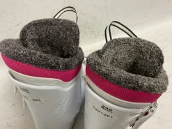 Used Rossignol FUN GIRL Womens DH Ski Boot White 245 MP - M06.5 - W07.5