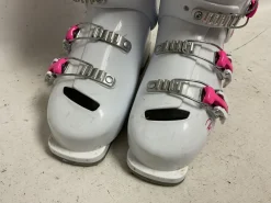 Used Rossignol FUN GIRL Womens DH Ski Boot White 245 MP - M06.5 - W07.5