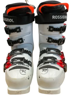 Used Rossignol HERO Boys DH Ski Boot Orange 225 MP - J04.5 - W5.5