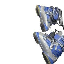 Used Rossignol INTENSE MISTRAL WOMENS BOOTS 25.5 Womens DH Ski Boot Carolina Blue 255 MP - M07.5 - W08.5