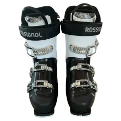 Used Rossignol KELIA 50 Womens DH Ski Boot Black And White 265 MP - M08.5 - W09.5