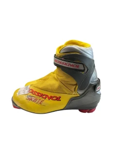 Used Rossignol Mens NNN XC Ski Boots Yellow W 06.5-07 / JR 4.5-05