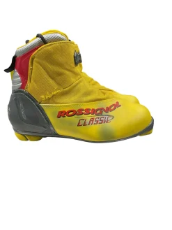 Used Rossignol Mens NNN XC Ski Boots Yellow M 08 / W 08.5-09