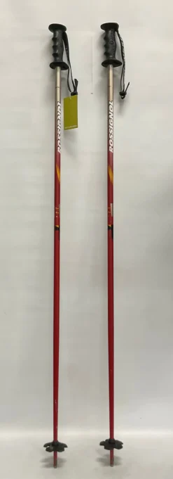 Used Rossignol Mens XC Ski Poles Red 130 cm / 52 in