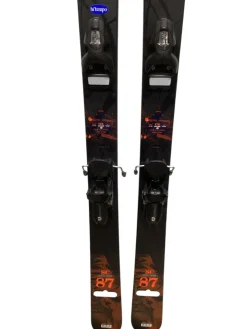 Used Rossignol PHANTOM SC87 Mens DH Ski/Binding Black 178 cm