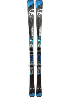Used Rossignol PURSUIT 200 CARBON Mens Skis Only Royal Blue 163 cm