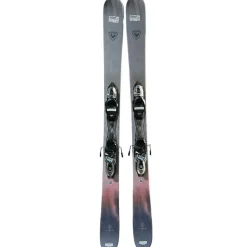 Used Rossignol RALLYBIRD 90 Womens DH Ski/Binding Grey 140 cm