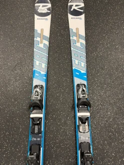 Used Rossignol REACT 2 CARBON Mens DH Ski/Binding Royal Blue 170 cm
