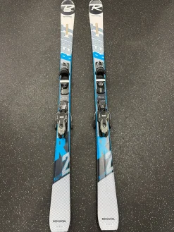 Used Rossignol REACT 2 CARBON Mens DH Ski/Binding Royal Blue 170 cm