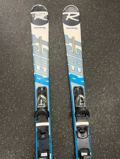 Used Rossignol REACT 2 CARBON Mens DH Ski/Binding Royal Blue 154 cm