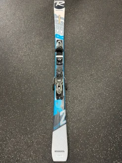 Used Rossignol REACT 2 CARBON Mens DH Ski/Binding Royal Blue 154 cm