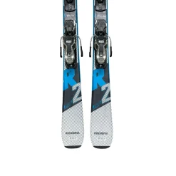 Used Rossignol REACT 2 CARBON Mens DH Ski/Binding Royal Blue 146 cm