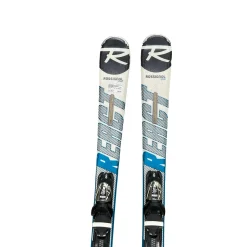 Used Rossignol REACT 2 CARBON Mens DH Ski/Binding Royal Blue 146 cm
