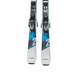 Used Rossignol REACT 2 CARBON Mens DH Ski/Binding Royal Blue 146 cm