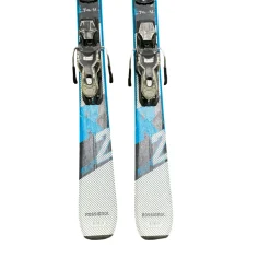Used Rossignol REACT 2 CARBON Mens DH Ski/Binding Royal Blue 146 cm
