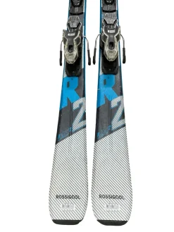 Used Rossignol REACT 2 CARBON Mens DH Ski/Binding Royal Blue 162 cm