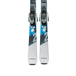 Used Rossignol REACT 2 CARBON Mens DH Ski/Binding Royal Blue 162 cm
