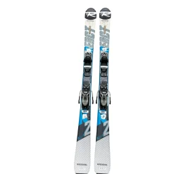 Used Rossignol REACT 2 CARBON Mens DH Ski/Binding Royal Blue 162 cm