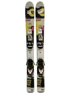 Used Rossignol ROC Boys Skis Only White 93 cm