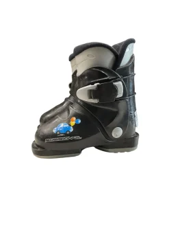 Used Rossignol R 18 SZ 16.5 Boys DH Ski Boot Black 165 MP - Y09