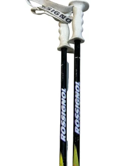 Used Rossignol SKI POLES Mens DH Ski Pole Black 105 cm / 42 in