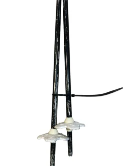 Used Rossignol SKI POLES Mens DH Ski Pole Black 105 cm / 42 in