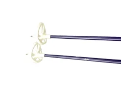 Used Rossignol SKI POLES Womens DH Ski Pole Navy Blue 135 cm / 54 in