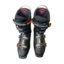 Used Rossignol SPEED 90 SKI BOOTS 28.5 Mens DH Ski Boot Black 285 MP - M10.5 - W11.5
